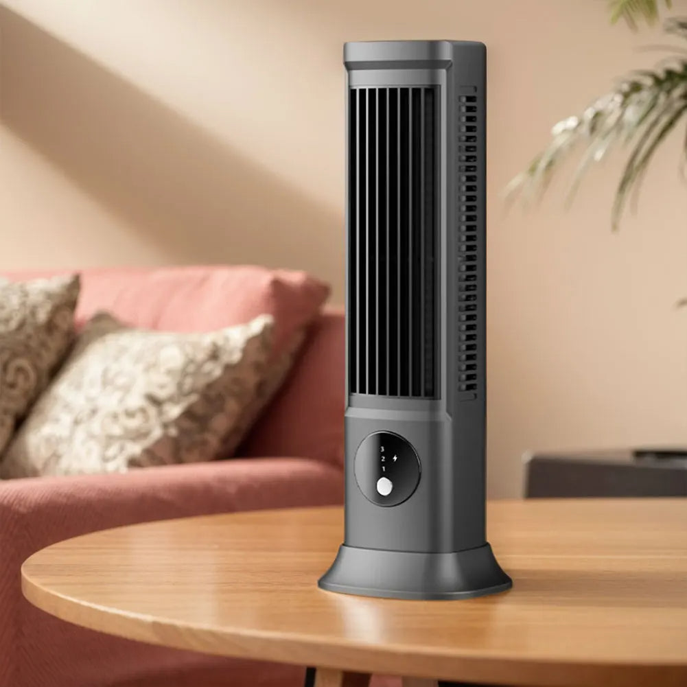 Portable Mini Desk Fan - Rechargeable Personal Cooling Breeze