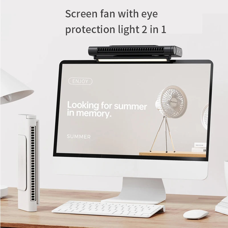 USB Bladeless Desktop Fan & Air Conditioner
