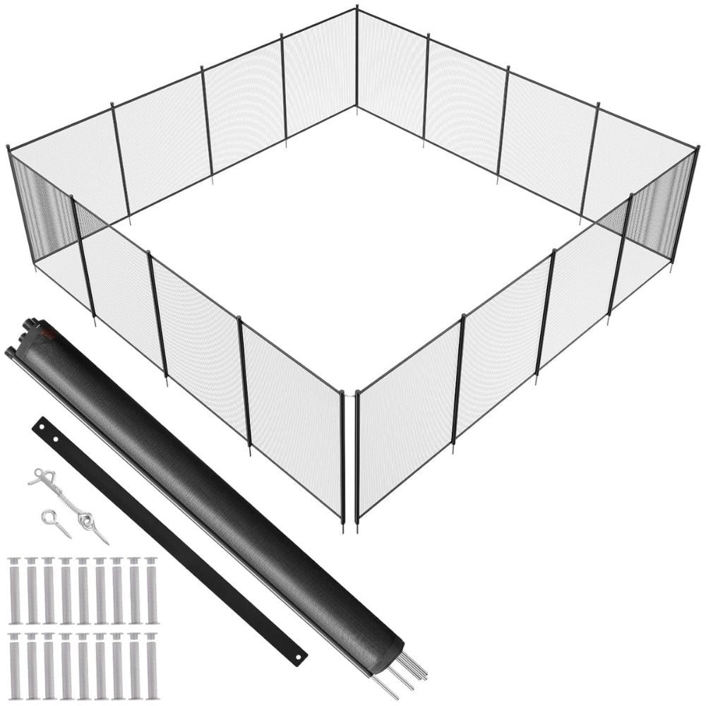 Removable Inground Swimming Pool Safety Fence – Easy-Install, Durable Child-Safety Barrier