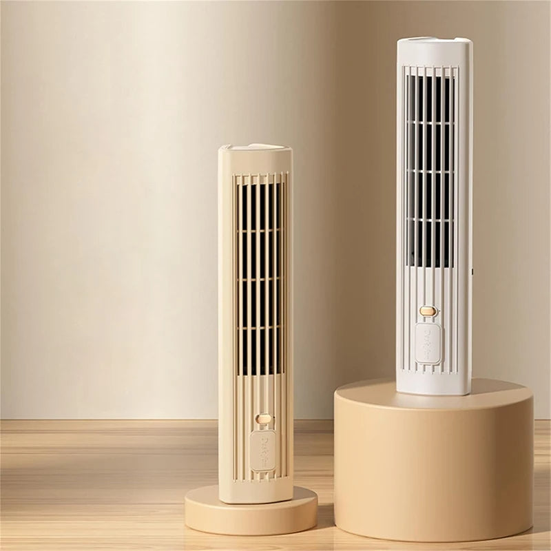USB Rechargeable Portable Air Conditioner Tower Fan – Quiet, Efficient Cooling for Home and Office
