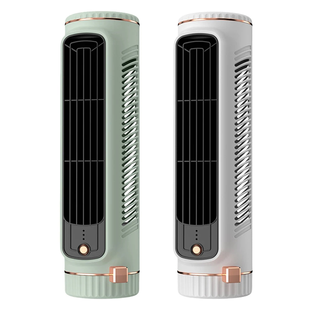 Bladeless Portable Tower Air Conditioner Fan – Sleek, Quiet Cooling for Any Room