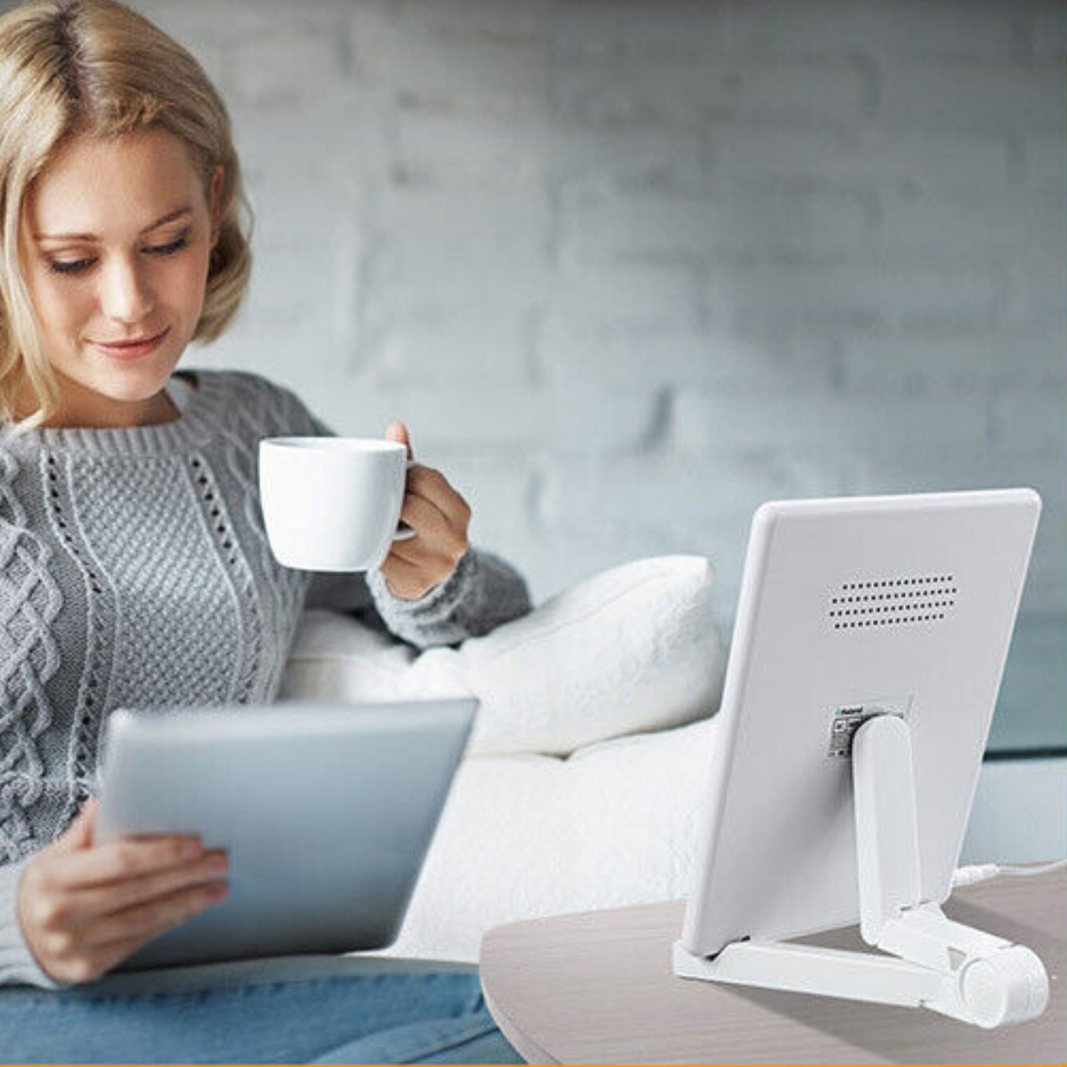 Powerful Compact Light Therapy Lamp for Seasonal Affective Disorder – Bright Sun Therapy Light