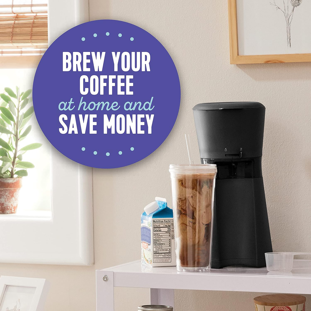 Iced Coffee Maker - Quick, Ice-Ready Coffee Machine for Fresh Brews