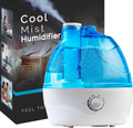 Whisper-Quiet Ultrasonic Cool Mist Humidifier for All-Night Comfort