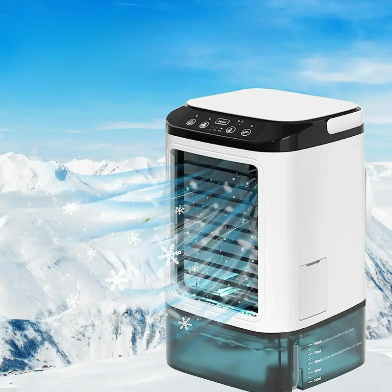 Three-Speed Portable Air Conditioner with Ultrasonic Cooling