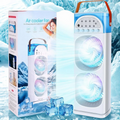 Ultra-Compact Portable Air Conditioner with Humidifier and LED Light