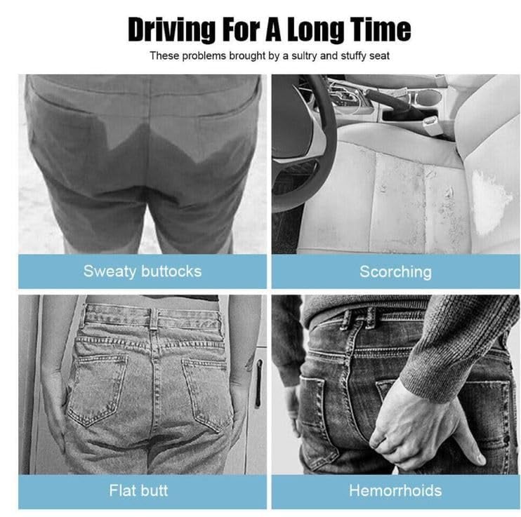 Cooling Gel Car Seat Cushion for All-Day Comfort