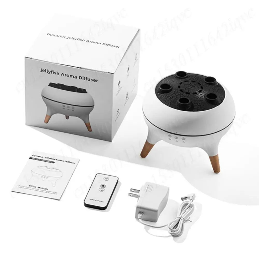 Dynamic Jellyfish Humidifier with Essential Oil Diffuser — Calming Mist, Fragrant Ambience
