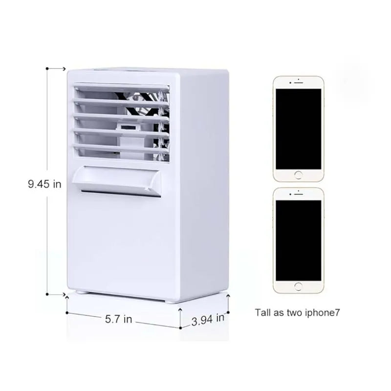 USB-Powered Mini Portable Air Conditioner – Compact Personal Cooling On The Go