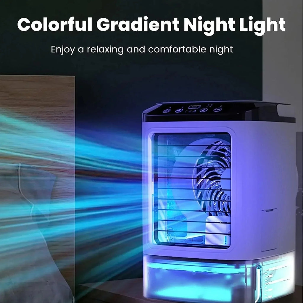 Three-Speed Portable Air Conditioner with Ultrasonic Cooling