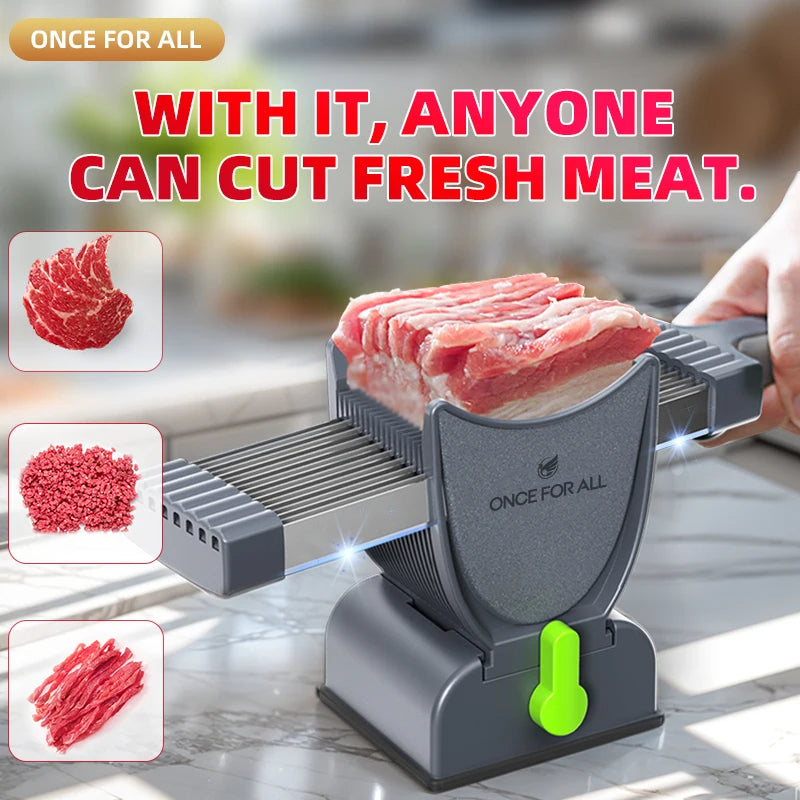 Hand-Cranked Food and Meat Slicer – Precision Slicing for Home Kitchens