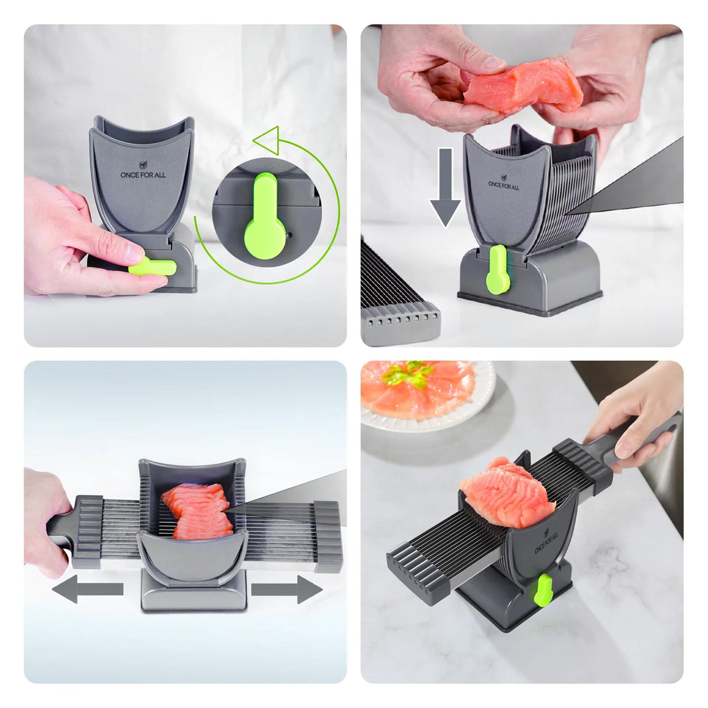 Hand-Cranked Food and Meat Slicer – Precision Slicing for Home Kitchens