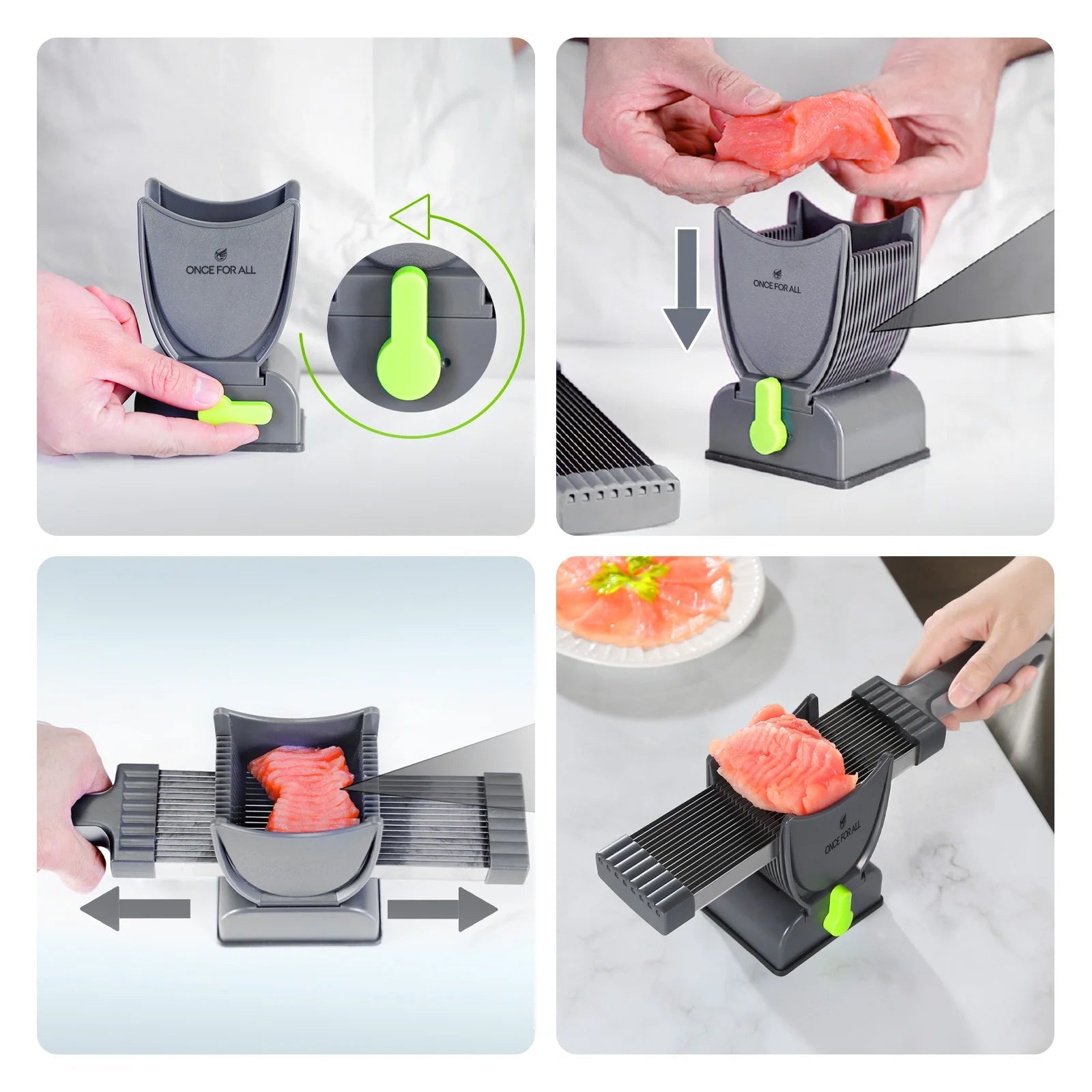 Hand-Cranked Food and Meat Slicer – Precision Slicing for Home Kitchens