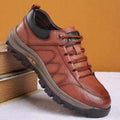 Men’s Casual Hand-Stitched Shoes with Arch Support, Non-Slip & Breathable Comfort