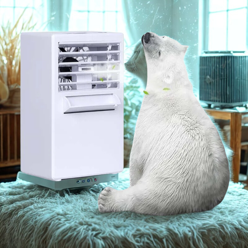 USB-Powered Mini Portable Air Conditioner – Compact Personal Cooling On The Go