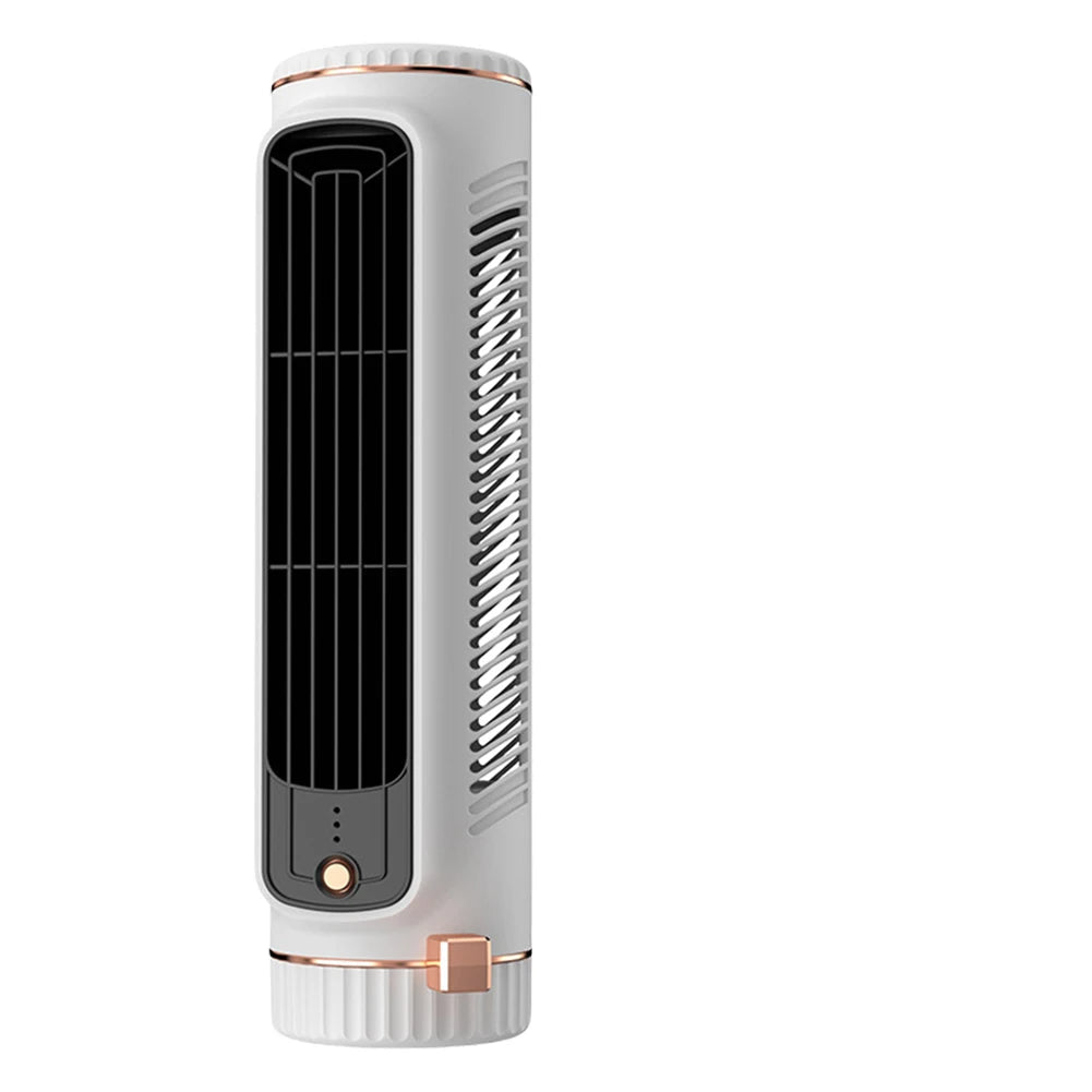 Bladeless Portable Tower Air Conditioner Fan – Sleek, Quiet Cooling for Any Room